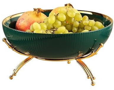 almacenar frutas, pan, aperitivos, etc Frutero de cerámica, cesta de frutas con pedestal extraíble multifuncional, frutero decorativo for encimera, bandejas de exhibición de ensaladas o postres for fi
