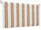 Tenda da Sole a Caduta 150x250 cm con Rullo in Alluminio, Parasole Esterno a Righe Beige, Attacco Soffitto Incluso