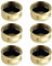 Lot de 6 bouchons de bouteille de propane anti-fuite en laiton pour bouteilles de propane - Joints sécurisés - Accessoires de camping