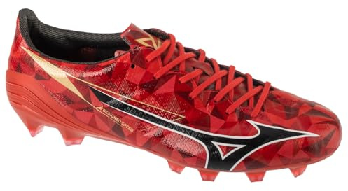 Mizuno Alpha II Elite FG P1GA256260, Men football boots, Red