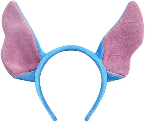 PORSMEER Serre-tête avec oreilles pliables pour femme – Accessoire de déguisement pour fête, costumade