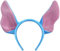 PORSMEER Blaue Ohren Stirnband für Frauen biegbare Ohren Kostüm Kopfbedeckung Party Cosplay Dress Up Zubehör