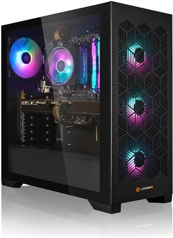 Aurum Gaming PC Ryzen 7 5800X • GeForce RTX5060Ti 8GB • 16GB DDR4 • 1000GB M.2 SSD • Windows 11 • Luftkühlung • WLAN • Gamer PC Computer Gaming Rechner