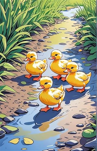 Puzzle 100 Teile Tier Ente 40 x 28 cm Puzzles für Erwachsene Herausforderndes Rätsel Lernspiel für Die Ganze Familie Geschenke für Frauen Männer 100 Teile Puzzle
