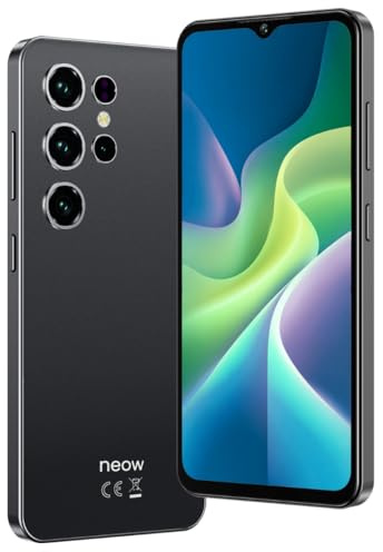 Neow Safe + Smartphone Android 15 4G 128 Go | Schermo HD+ da 6,52 | Smartphone per adolescenti | App scolastiche e divertenti preinstallate | Controllo genitori (nero)