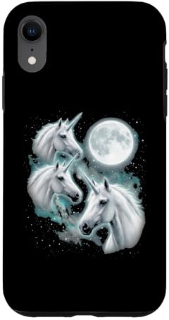 Unicorn Moon - Funny Unicorn Magical Novelty Cute Unicorns Case for iPhone XR