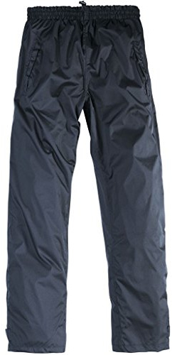 Allsize Atmungsaktive Regenhose in Herren- Übergröße schwarz