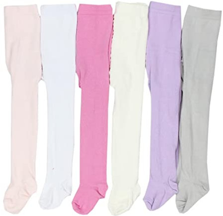 TupTam Calzamaglia Colorate per Bambina, Set di 6, Mix di colori 4, 80-86