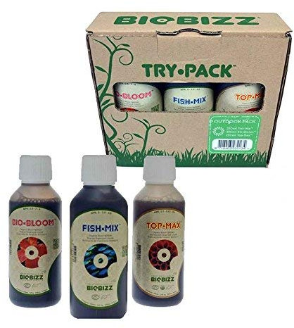 BioBizz Try Pack Kit d'engrais bio pour plantes de plein air