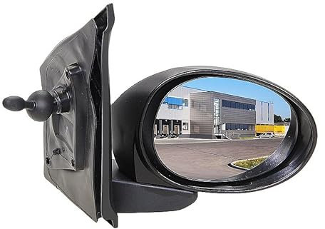 BESTPRICE 1x Elektrischer Außenspiegel rechts Seitenspiegel konvex Kompatibel mit CITROËN C1 (PM_, PN_), PEUGEOT 107 (PM_, PN_), TOYOTA AYGO (_B1_)