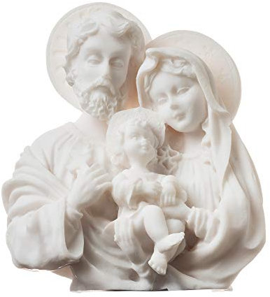 Heilige Familie Mit Dem Jungen Jesus Christus Maria Joseph Statue Figur Religiös 12 cm