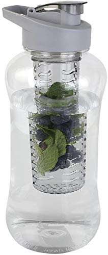 Large (60 oz - Half Gallon) Infuser Water Bottle BPA Free for Travel, Workouts, Camping, Sports Bottle