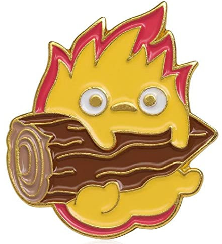 Zonster 1 Stücke Japanische Anime Broschen Feuer Elf Abzeichen Pin Nette Brosche Pins Für DIY Kleidung Pullover Hemdjacke Rucksack Hut
