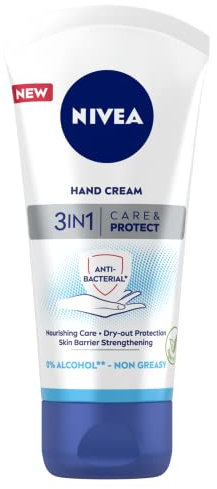 NIVEA 3 in 1 Care and Protect Handcreme, 100 ml