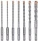 flintronic SDS PLUS Betonbohrer Set, SDS Bohrer Set - 7tlg. 4 5 6 6 8 10 12 x 160 mm, SDS Steinbohrer mit 4 Schneiden, Betonbohrer, Steinbohrer kompatibel mit Bosch Hilti Makita Metabo Bohrhammer