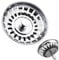 Tomario Kitchen Sink Strainer Plug Stainless Steel Thicken for Kitchen Sink, Hole Diameter 78mm 79mm 82mm 84mm (Silver-1 Pack, 80mm)