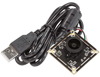 Arducam 12 MP USB-Kamera-Modul, 4K @ 30 fps Lightburn Kamera mit M12 manuellem Fokus Objektiv für Raspberry Pi, Windows und Mac OS