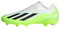 adidas X CRAZYFAST.3 LL FG, Botas de fútbol Unisex Adulto, Cloud White/Core Black/Lucid Lemon, 44 2/3 EU