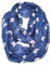 FAIRYGATE Halstücher für Damen Schal Damen Blau Loop Frühling Loop Damen-Schal Frühlingsschal Schlauchschal Rundschal Tuch uni Unisex Unifarben Einfarbig Halstuch DA0314