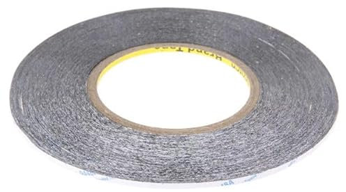 Mr. Gadget's Solutions® 3mm Double Sided Super Sticky Adhesive Strong Tape For Cell Phone Mobile Phone Repair - Black
