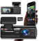 Dash Cam 2K 1440P WiFi Car Camera with 1.47 inch IPS Screen,2K Front Dash Camera for Cars, Mini Dashcams for Cars with Night Vision,24 Hours Parking Mode, Free 32GB Card,APP,G-Sensor.