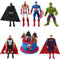 Mini Figuren Set 6 Stück Superhelden Figuren Set Cake Topper, Tortendeko Avenge Figuren für Kindergeburtstag Kuchen Dekoration Office Sammler Party Liefert Junge Mädchen