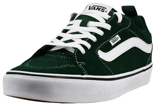 Vans Men's Filmore Sneaker, Suede Scarab/White, 7.5 UK