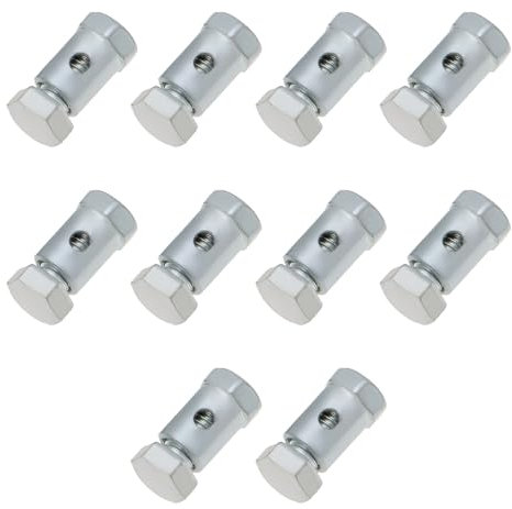 Create idea 10pcs Throttle Cable Ends Cable End Stop Brake Iron Throttle Cable Stop Solderless Cable Nipple Line Ends Stop for Lawnmower Motorcycle Garden Tractor