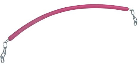 Rubber Coated Stable Stall Chain (Choice of Colour Plain End Horse Stable Door Guard) (Pink)