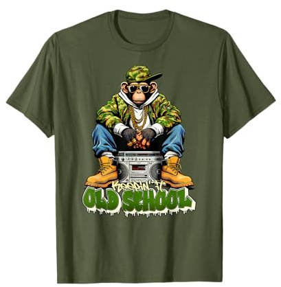 KEEPING IT OLD SCHOOL Hip Hop US Rap 90er T-Shirt
