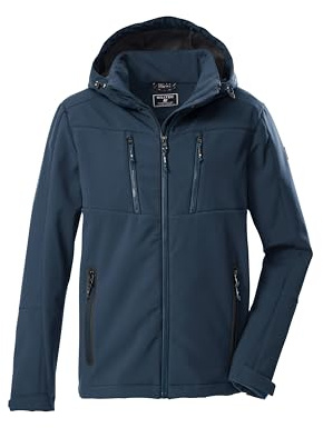 Killtec Herren Kow 79 Mn Sftshll Jckt Softshelljacke mit abzippbarer Kapuze (1er Pack)