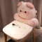 Seat Warmer, Heated Seat with Timing Function, Portable Seat Warmer, Heated Seat Cushion Heating Pad for Back Lumbar and Hip(Pink)