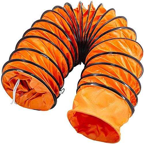 Kanalschläuche PVC-Rohre 5 m/10 m Flexibler Schlauch Durchmesser 200/300/400/500/600 mm Flexible PVC-Rohre, Flexibler Lüftungskanal, Gebläse, Flexibler Kanal, Rauchabzug, 10M-Durchmesser: 600 mm