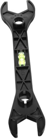 DIYEAH Wasserhahn Reparatur Schlüssel Plastischer Drehbarer Spanner Mit Wasserwaage Für Einfache Installation Und Entfernung Von Dusch Mischventilen