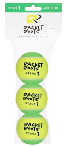 RR Stage 1 - 3er Beutel Tennisbälle - Play and Stay Ball - (3er Beutel)