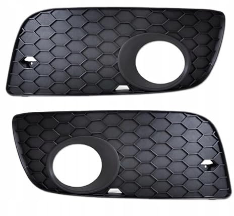 Par de rejillas inferiores para parachoques delantero izquierdo y derecho, compatible con VW Golf GTI V 2003-2008