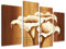 Visario 130 x 80 cm Bild auf Leinwand Blume Calla 6168-SCT deutsche Marke und Lager - Die Bilder/das Wandbild/der Kunstdruck ist fertig gerahmt