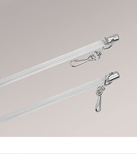 LYSEL - Schiebegardine Schleuderstab Länge: 75cm