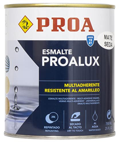 Proa. PROALUX Esmalte al agua PROA Mate, Verde inglés RAL 6009. 750 ML