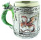 Schädel Becher - 3d - Schädel - Edelstahl - Harz - Skelett - Bierkrug - Horror - Gothic - Geschenkidee - Getränke - Kaffee - Mann - Wikinger - Mittelalter - Halloween - ausgezeichnete Qualität