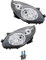 Scheinwerfer Set links & rechts H4 für Twingo II CN0_ inkl. Osram Lampen