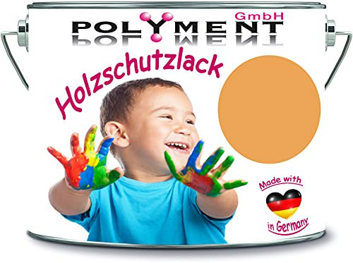 5 Liter Holzschutzlack Holzlack Holzlasur wetterbeständiger Langzeitschutz Wetterschutzfarbe Holzschutzfarbe (RAL 1034 Pastellgelb)
