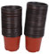 Lot de 150 pots de fleurs en plastique pour semis de fleurs - 12 cm