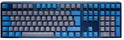Ducky One 3 Daybreak - Mechanische Gaming Tastatur Deutsches Layout im Fullsize-Format mit Cherry MX Speed Silver Switches, Hot-Swap-fähig (Kailh-Sockeln) und RGB-Beleuchtung