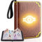 Bheddi Sammelkarten Album für YGO Karten,TCG Karten Album Ordner Taschen mit Reißverschluss für PTCG MTG YGO (Dark Eye)