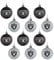 Las Vegas Raiders 12er Set Xmas NFL Weihnachtskugeln