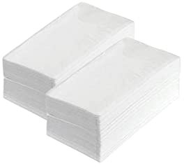 Zellstoff Servietten weiß 1/8 Falz, Tissueservietten 12 x 8,5 cm, für Bistro | Imbiss | Food Gastro | Tissue Gastronomie - kompatibel mit Cabanaz Spender (Barista 2 x 250 pieces)