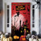 Halloween Deko Banner, Halloween Tür Deko Banner, Extra Große Happy Halloween Türabdeckung, Happy Halloween Hintergrund Türdeko Banner, Rot Halloween Party Banner für Haus Wand Veranda Vorhang Deko