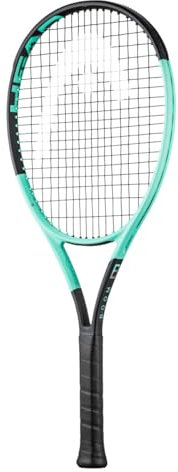 HEAD Unisex-Youth Boom Jr.25 2024 Tennisschläger, Schwarz/Mint, 8-10 Jahre