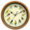 Sharplace Singende Vogel-Wanduhr, Wanduhr, kreative Moderne dekorative Wanduhr für Zuhause, Büro, Wohnzimmer, Dekoration